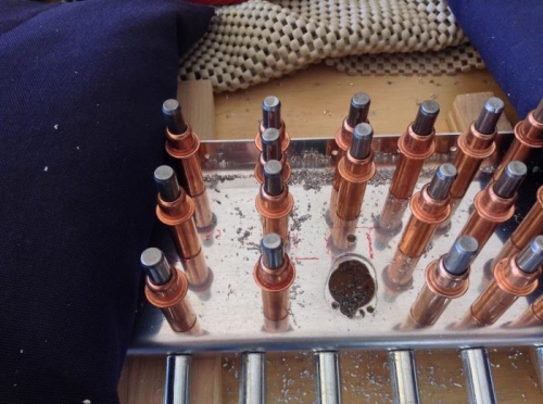 Unibit used to remove most of metal