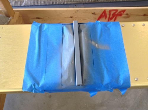 Prepped and primed, drying