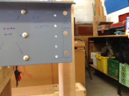 Last three rivets - nice and flush