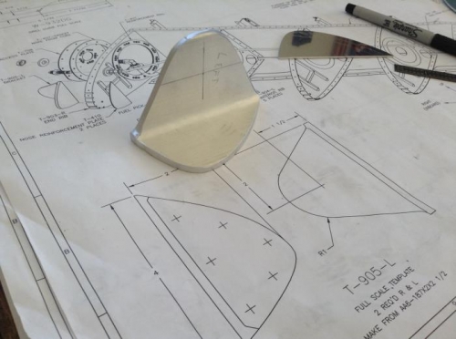 Ground and fitted to rib