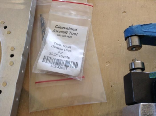 Using Tank Rivet Dimple Dies