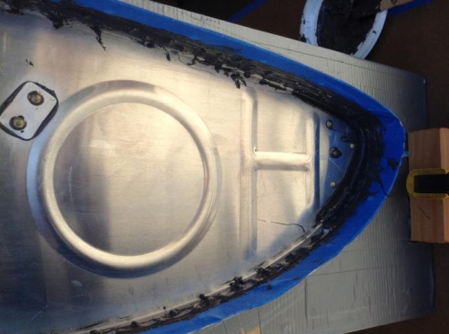 tooling hole cover plate installed