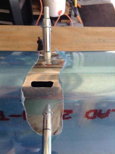 Hole cutout and dressed up