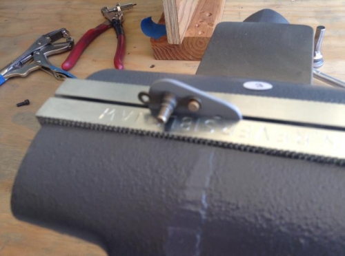 Installing nut plates for switch assembly