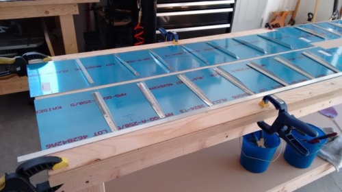 Laid out for drilling