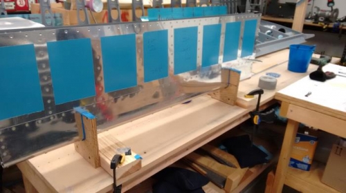 All 80 flush rivets in