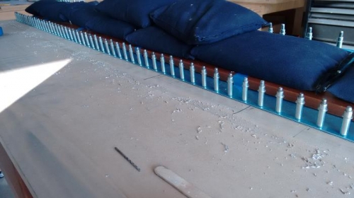 All drilled and clecoed