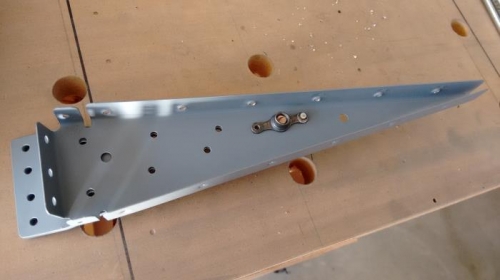 Check fit and rivet first flush rivet