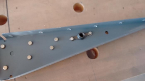 Bottom view all rivets in.