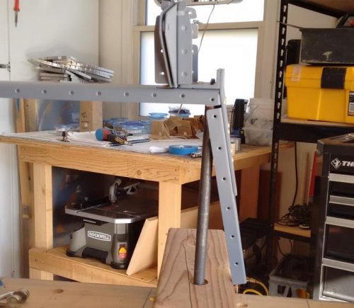 angled rivet driver to reach in