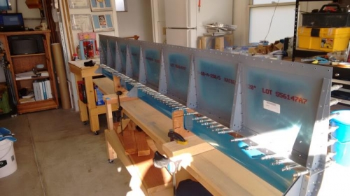 Bucking from back side center out