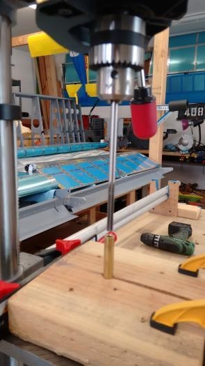 Close up of reaming bit