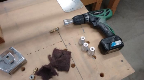 Smoothing down rod ends