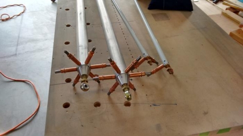 All four tubes done.