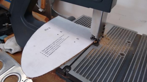 Trimming with band saw (great idea)