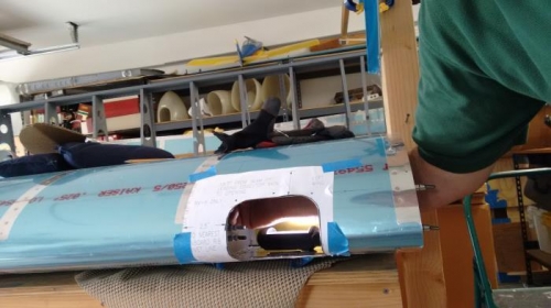 Contortions to get nut plates installed