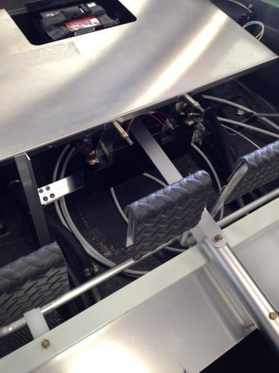 This shows the two center supports, next will be the main supports at the rear corners