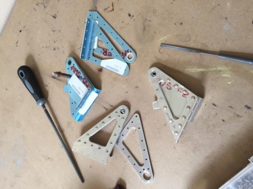 Began work on the rear spar assembly