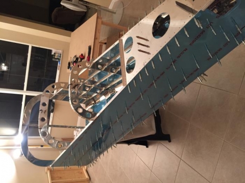 disassembly of aft fuselage