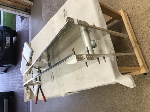 forward fuse ribs ready for riveting to firewall