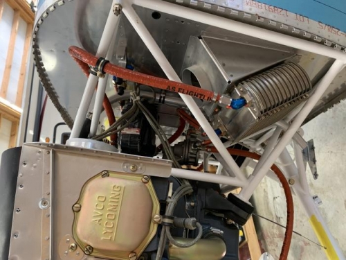 Oil lines, fuel lines without SCAT tube for oil cooler