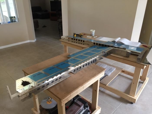 Riveting elevators, rolling skins