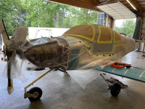 Top is prepped for paint...temporary paint