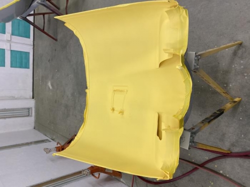Top cowl inside epoxy primed
