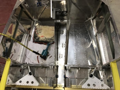 Brake lines ran for L and R brakes