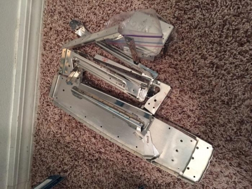 Deburring elevator parts