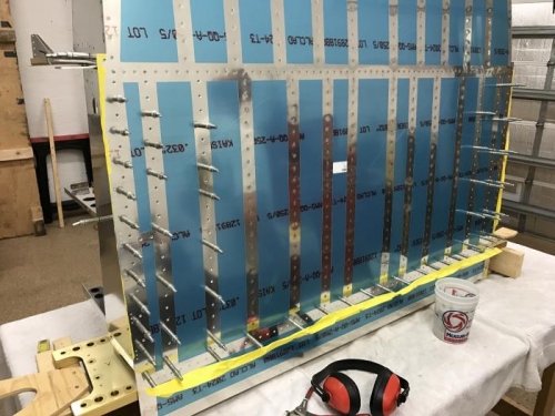 A few left to do...fwd bottom skin front pax 