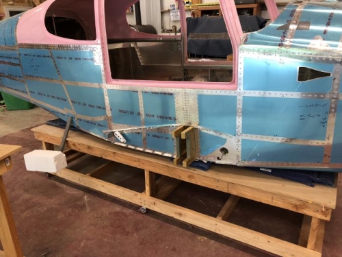 Worked all day, not much progress to see but complete the wing attachment section