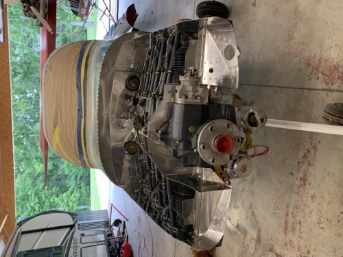 Cut to proper size under the cowling