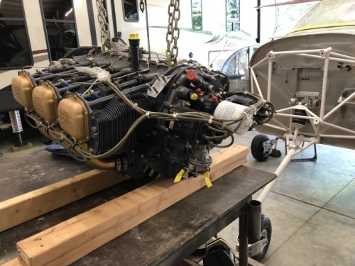 Alternator, and misc plumbing attached