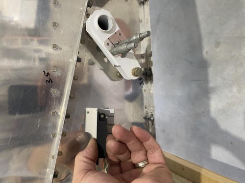 almost finished with flap pos sensor