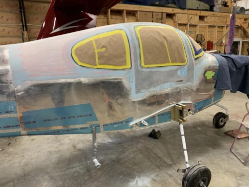 More sanding and some wheel pant work