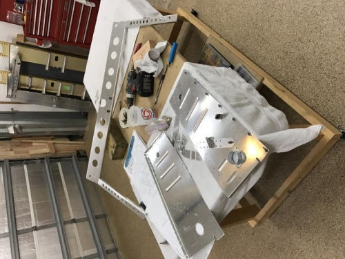 More progress aft-mid bulhead and rear seat formers