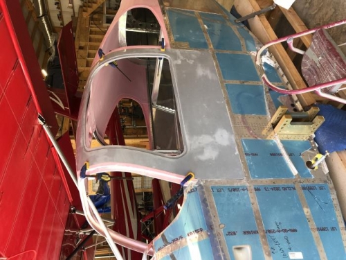 Fitting the L door to the frame