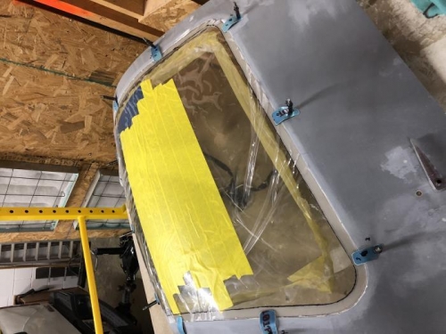 Second window glued in