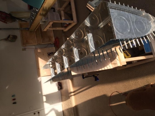 It's coming together...then get to take it apart again