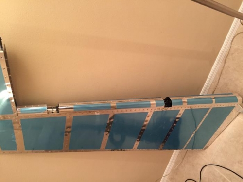 Rivet rounded leading edge of rudder