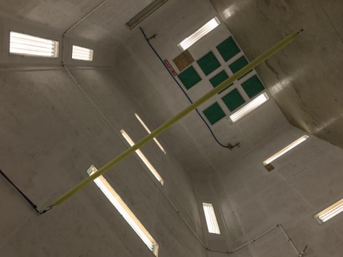 elevator pushrod got primed today