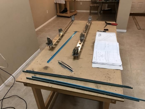 Began work on R and L ailerons