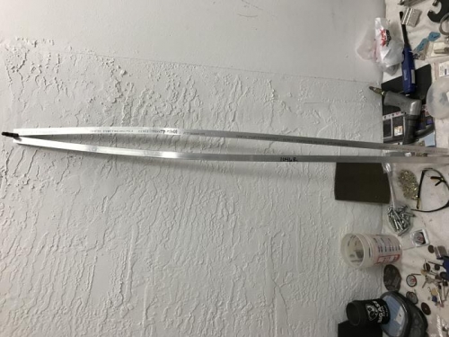 Bending 1/8' angle with a hammer and bench vise...learned skill