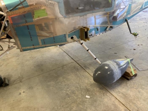 Fwd and rear wheel pant.  And more fiberglass work