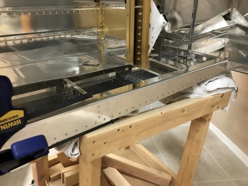 Mid cabin decks riveted to substructure