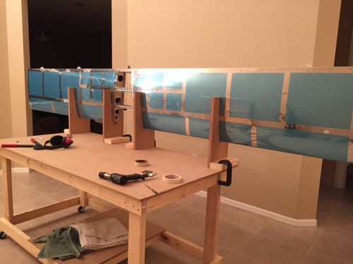 Finished Horizontal Stab...less fiberglass tips