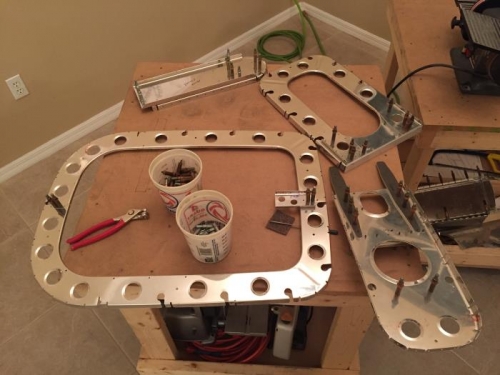 The beginnings of the aft fuselage