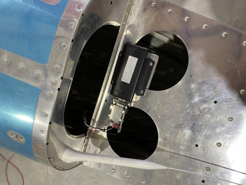 remote magnatometer got installed today in the tail