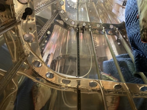 static lines in fuselage